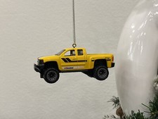 Custom Chevrolet Silverado Christmas Tree Ornament Truck 4x4 Same Day Shipping