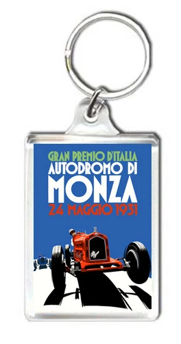 1931 ITALY MONZA GRAND PRIX MOTOR RACING KEYRING LLAVERO