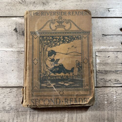 1892 antikes Buch "Zweiter Leser" von James H. Van Sickle ILLUSTRATIONEN