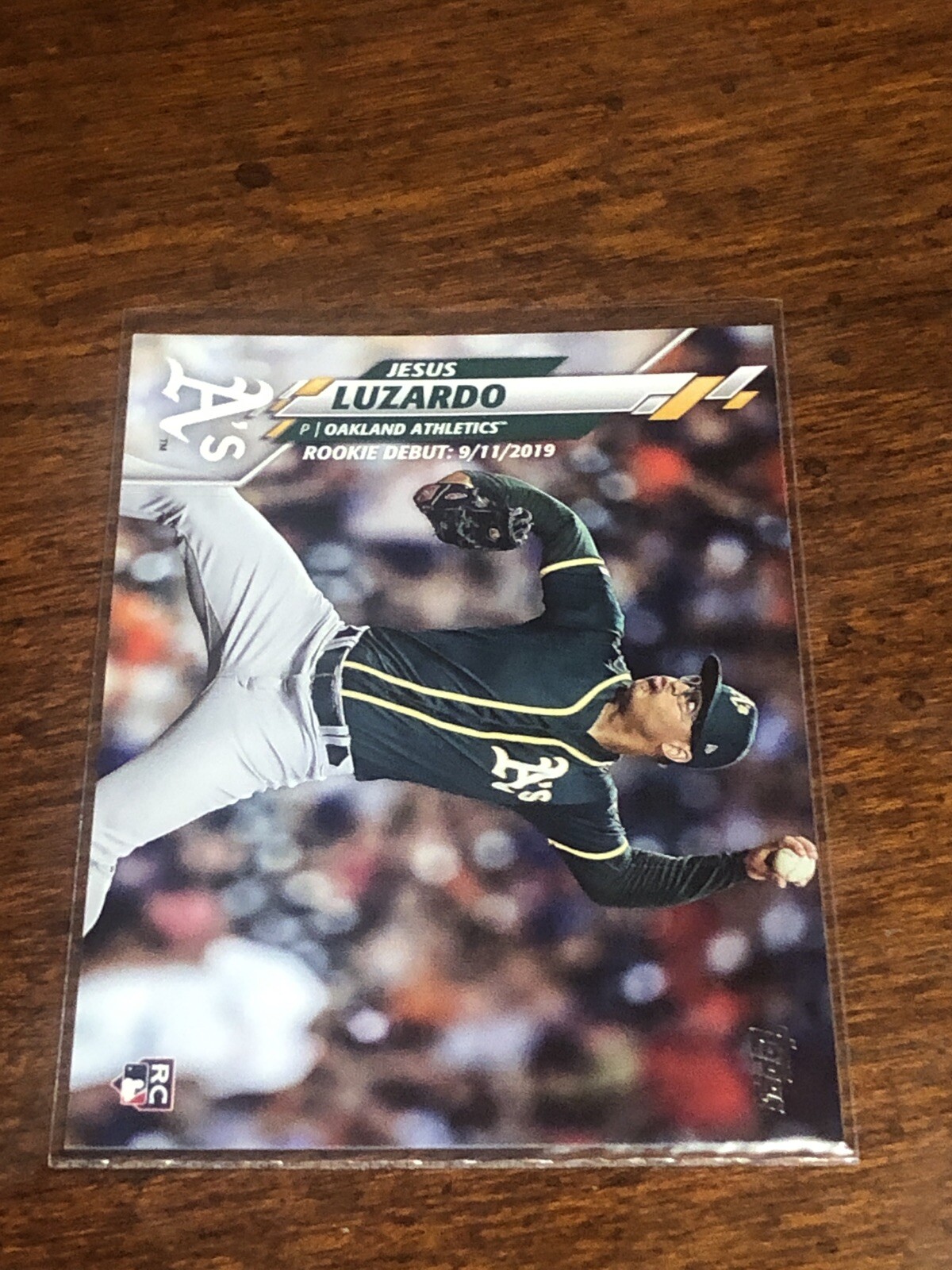 Jesus Luzardo 2020 Topps Update #U-94 RC Oakland Athletics RB1.1