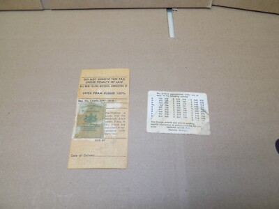 Authentic Herman Miller Eames Shell Chair Factory Production Stickers