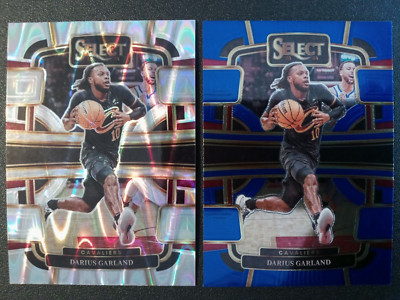 (2) 2023-24 Panini Select Silver Tectonic Darius Garland Prizm # 50  ''Cavaliers''