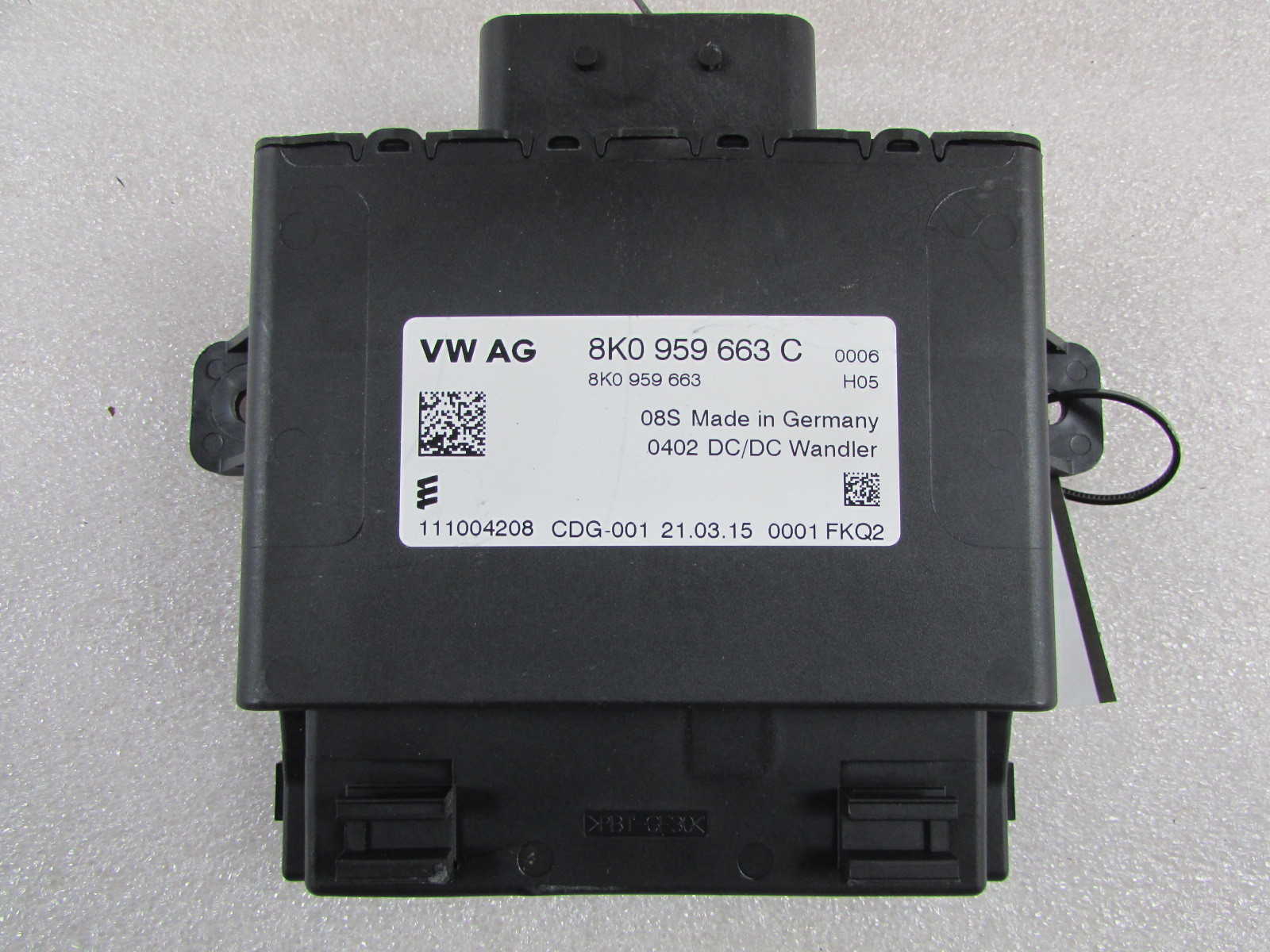 Lamborghini Huracan, Transformer Start/Stop Control Module, Used, P/N 8K0959663C