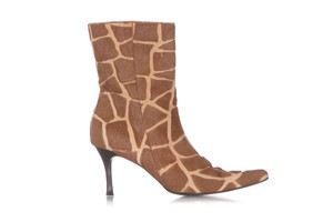 giraffe print boots