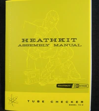 Heathkit TC-3 Tube Checker manual assembly operation diagrams 42 page complete