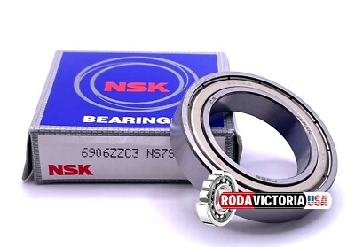 【コレクション整理・フルオーバーホール品】RealForce91 NE0100 NSK 6906 ZZ Deep Groove Radial Ball Bearing 30x47x9mm 61906ZZ | eBay