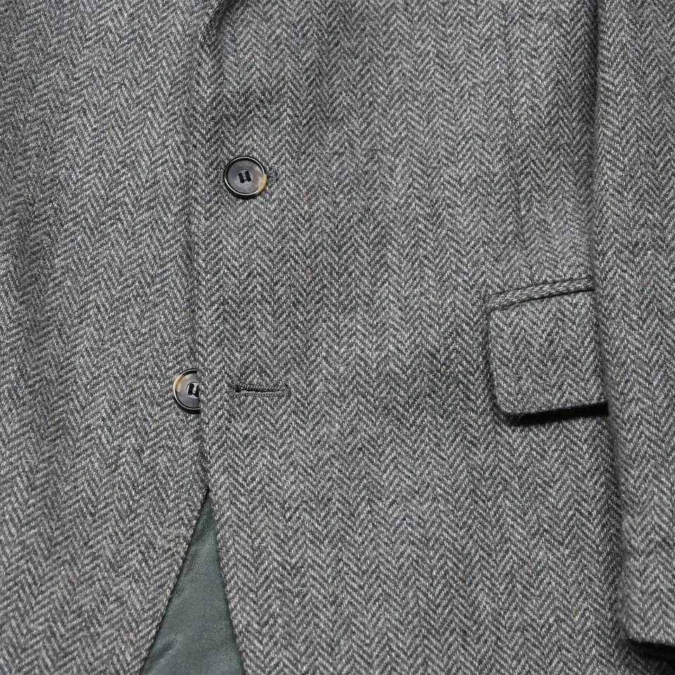 Blazer Abrigo Deportivo Chaqueta De Colección Levi's Trimcut 44R Gris Beige Espiga Tweed Foto 3 de 4