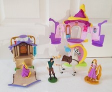 RAPUNZEL PLAYSET BUNDLE - ANIMATORS COLLECTION / TOWER - FLYNN RYDER - DISNEY 