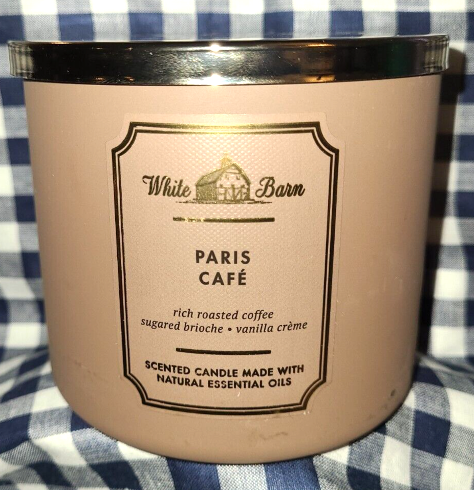 ALL NEW Paris Cafe' 3Wick Candle 2545 burn hours 14 oz Bath & Body Works eBay
