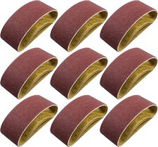 20PCS 3x18 Inch Aluminum Oxide Sanding Belts Belt Sander Sandpaper 40-400 Grit