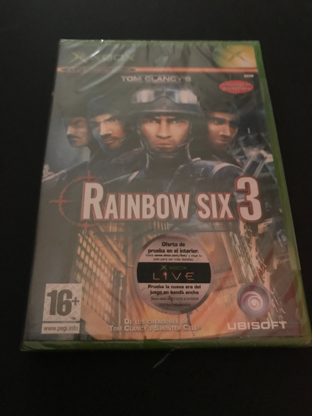 Tom Clancy's Rainbow Six 3 XBOX PAL ESPAÑOL Neuf Sous Scellé À L'Essai