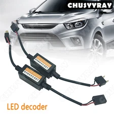 H7 Headlight LED Canbus Error Free Resistor Anti Flicker Canceller Decoder 12V