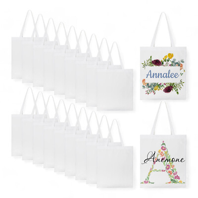 HeatPress Haven Tote: 14x16 Canvas Bags for DIY Sublimation