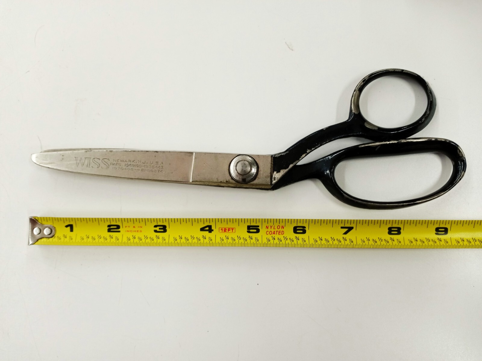 Vintage Wiss Pinking Shears Scissors ZIGZAG CUT. Newark, NJ. USA eBay