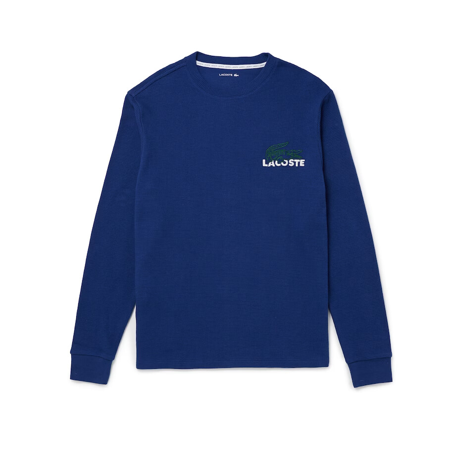 LACOSTE ブラック スウェット US L LACOSTE ラコステ スウェット メンズ ジップアップ ハイネック