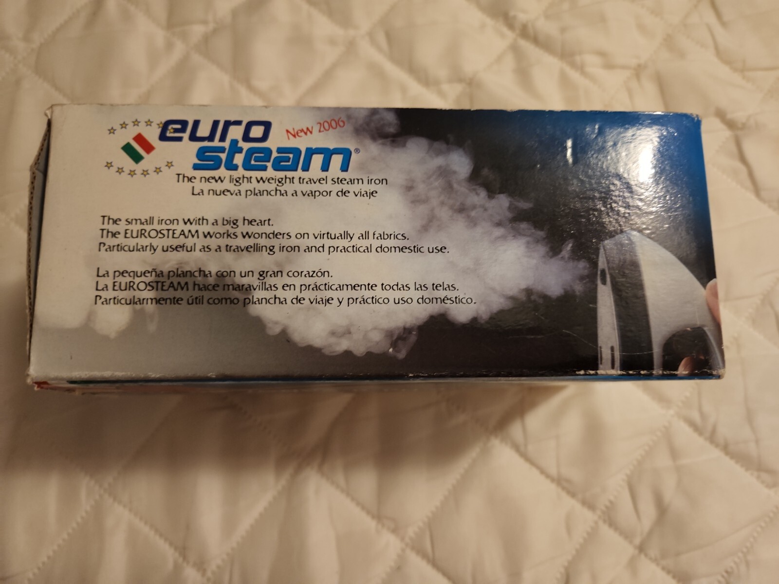 Euro Super Steam Lightweight Travel Steam Iron Made in Italy eBay