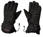 BLACK TRACKER TEXTILE WATERPROOF THERMAL WINTER MOTORCYCLE MOTORBIKE GLOVES