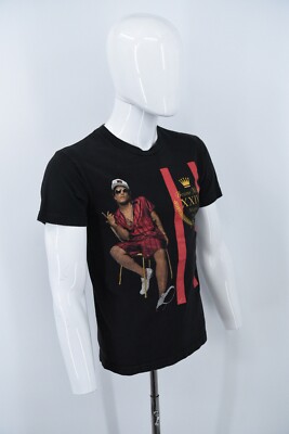 Bruno Mars 24k XXIV Magic World Tour 2017 Official Double Sided T