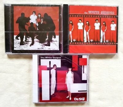 Lot de 3 CD audio THE WHITE STRIPES neufs sous blister - Photo 1/2