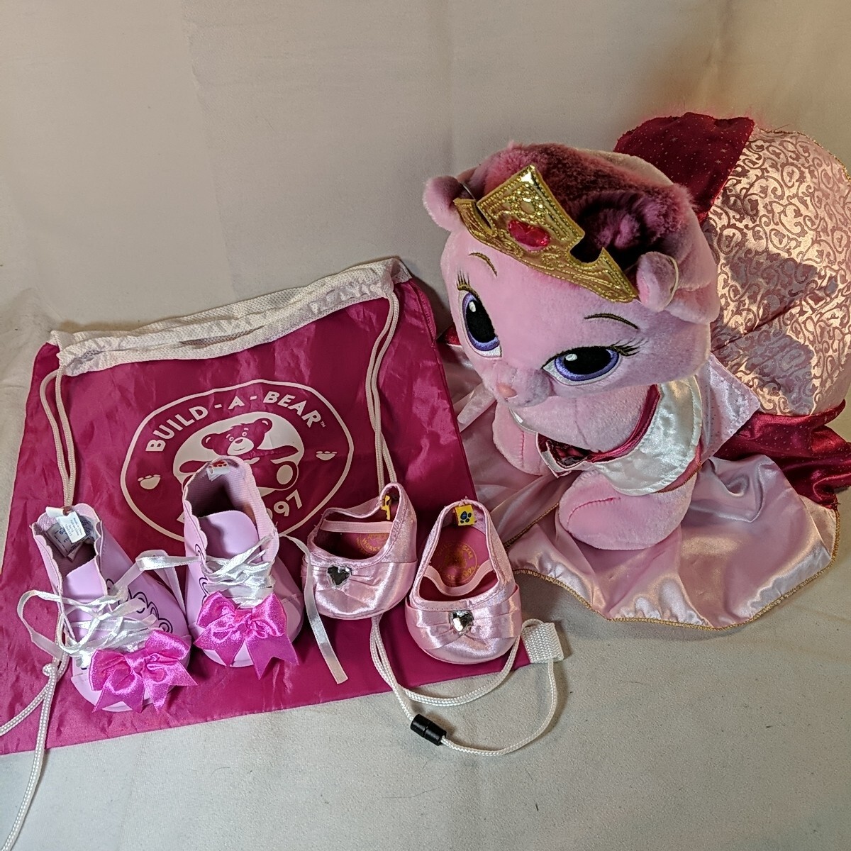 disney princess palace pets dress up Build a Bear Disney Princess Palace Pets Aurora Sleeping Beauty Dress Pink  Cat