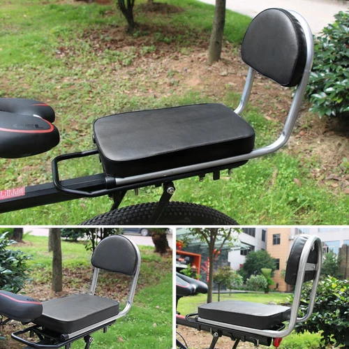 Cojín de esponja extendido para pasajero asiento trasero acolchado bicicleta eléctrica 1 pieza - Imagen 4 de 9
