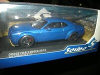 1:43 Solido Dodge Challenger Srt Demon Blue/Blau 2018 In Ovp