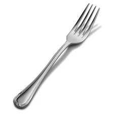 Bon Chef S806 Stainless Steel 18/8 Florence European Dinner Fork, 8-13/64"