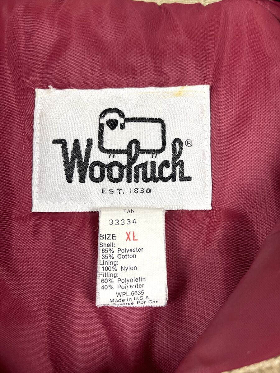 Vintage Woolrich Insulated Timber Jacket Mens sz XL tan USA Vintage Woolrich Insulated Timber Jacket Mens sz XL tan USA