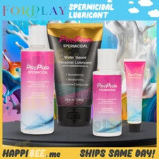 PrePair Spermicidal Lubricant🍯Semen H2O Natural Glide Premium Water Sex Lube