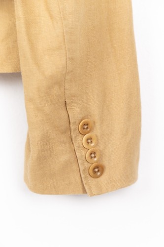 Lauren Ralph Lauren Linen Blazer Women’s Size 8 Beige Button Up Long Sleeve - Picture 12 of 12