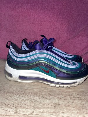 Nike Air Max 97 GS Iridescent Purple/Teal Shoes AV3181-500  display picture 1