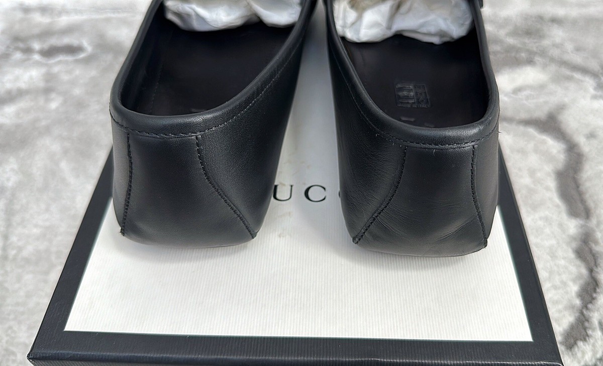 Gucci Black Guccissima Leather Loafers Size 9 Gucci Horsebit Guccissima Loafers – THELUXESHOPPER main image 2