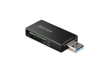 Buffalo BSCR27U3BK USB 3.0 microSD/SD card reader black.from JP