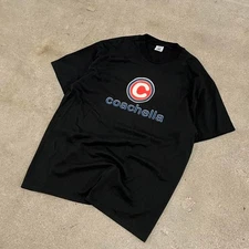 Vintage 90s 1999 Coachella Music Festival shirt XL retro music skate pop