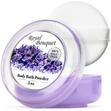 1 Pack Body Bath Powder for Women, 100 Talc-free, Elegant Royal Bouquet Dusting