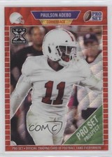 2021 Leaf Pro Set Metal Red Wave 3/75 Paulson Adebo #70 0o6v