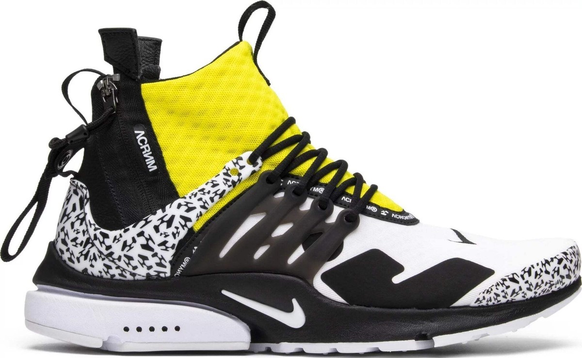 Nike Acronym x Air Presto Mid Dynamic Yellow for Sale