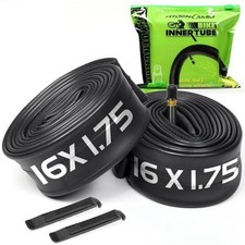 2 Pack Bike Tube 12"/14"/16"/18"/ 20"/ 22"/24"/ 16" X 1.75/2.125 2pack 