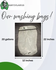 20 Gallons 220 Micron Bubble Washing Bags (buy 5 Get 1 Free)
