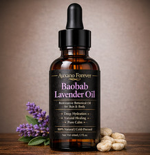 Baobab Lavender Massage Oil 60ml Cold Pressed...