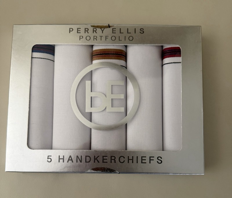 Perry Ellis Portfolio 5 Piece Handkerchiefs 