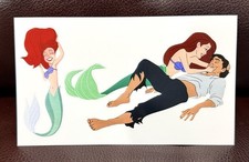 Disney The Little Mermaid Princess Ariel Scene Custom Jumbo Sticker Sheet Set