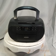 Jensen CD-550 Portable CD Player Boombox AM/FM Radio Black Pre-Owned