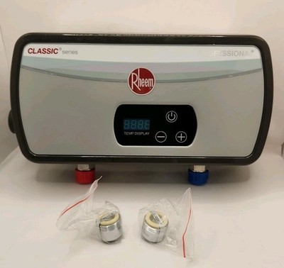 NEW Rheem 3.5kW 120V Point of Use Thermostatic Tankless Electric Water Heater