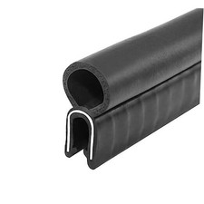 Automotive Door Weather Stripping Car Door Rubber Edge Trim Seal Strip 33Ft