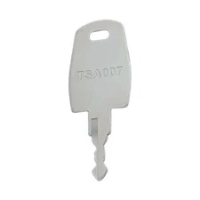TSA007  Key Blank  Nickel