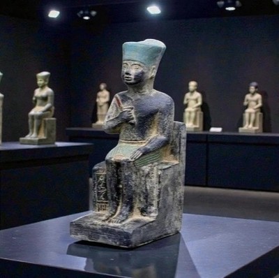 Ancient Egyptian Antiquities Unique Authentic Pharaonic Statue Of Egyptian Khufu