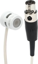 Shure WL185m Cardioid Lavalier Microphone with TA4F Connector - White