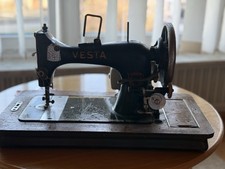 Vesta Nähmaschine Mit Antrieb Antik Vintage Funktionsfähig