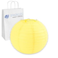 10 pcs 6" inch Chinese Paper Lantern - Yellow - Wedding Party Event fj
